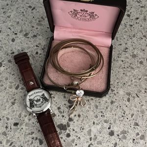 Juicy watch and bracelets